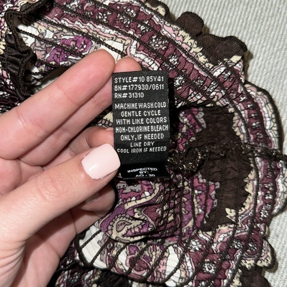 BCX Faux  Silk Scarf Blouse - Picture 6 of 9